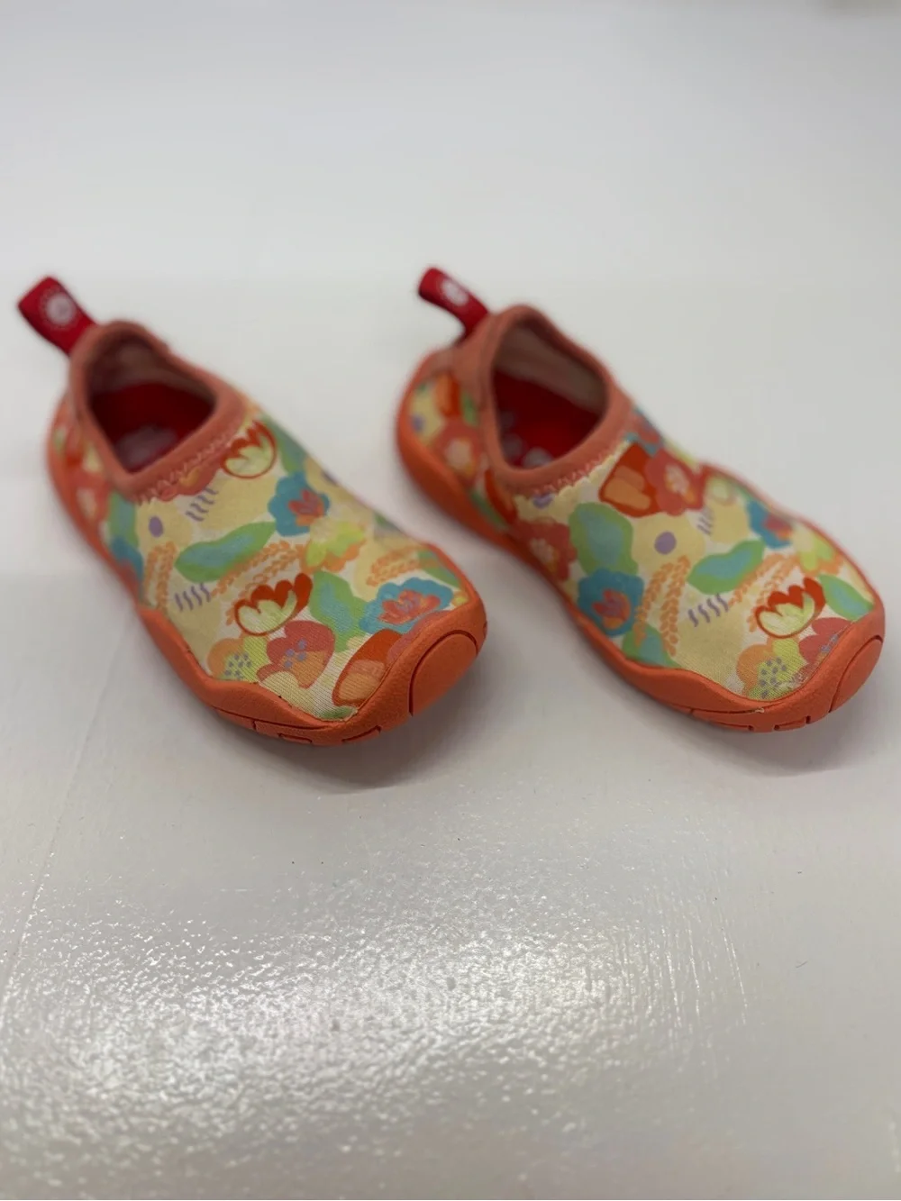 Reima Toddler Barefoot Water Shoes Floral Print EU 20 US 4.5-5